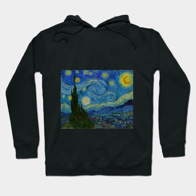 The Starry Night by Vincent van Gogh (1889) Hoodie by Naves